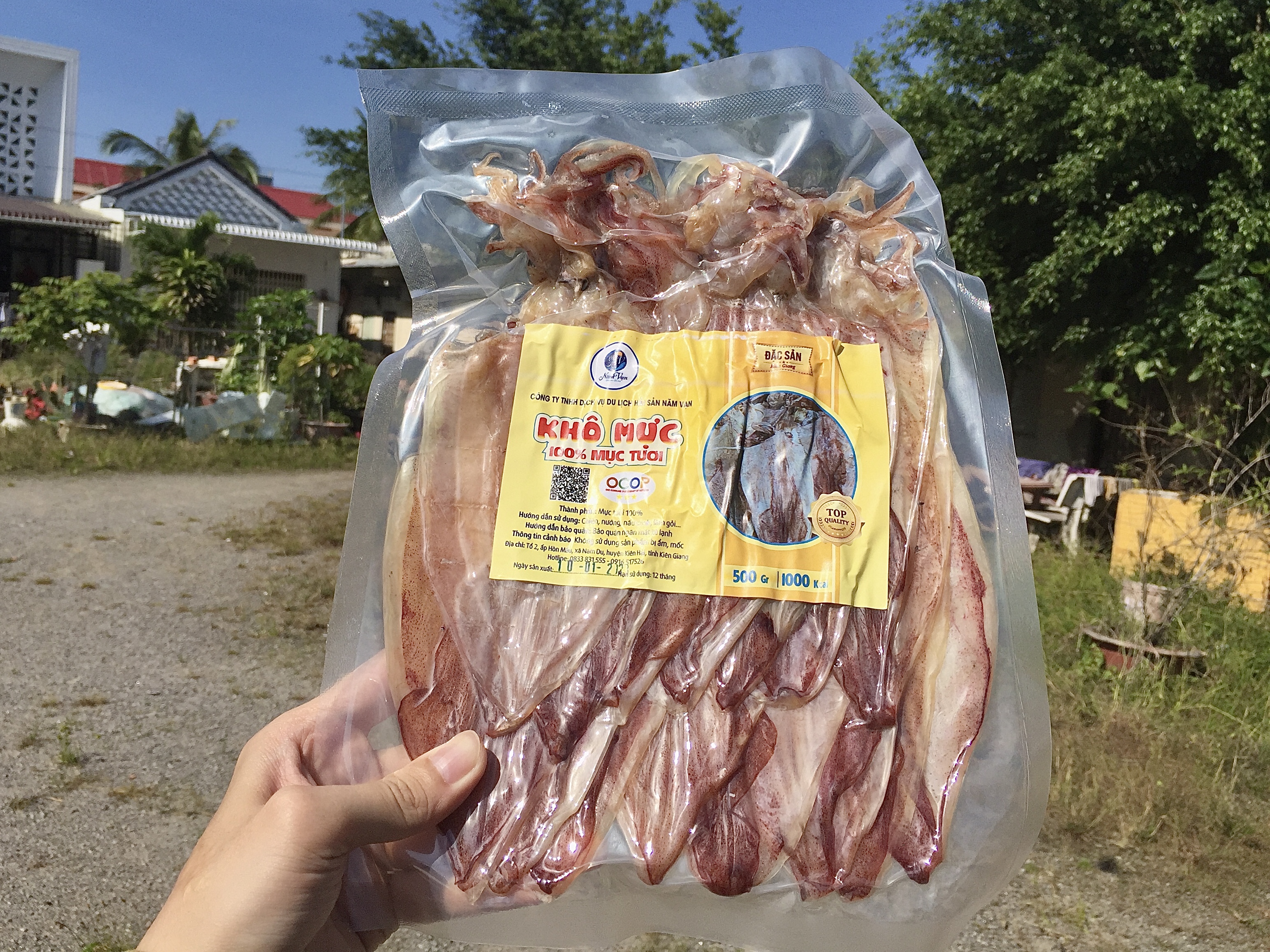 Mực khô chứa bao nhiêu calo?