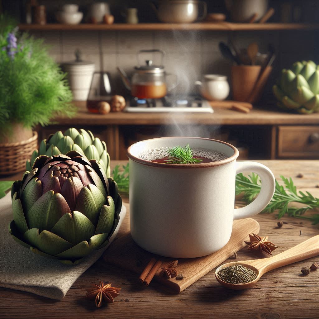 Nấu nước atiso