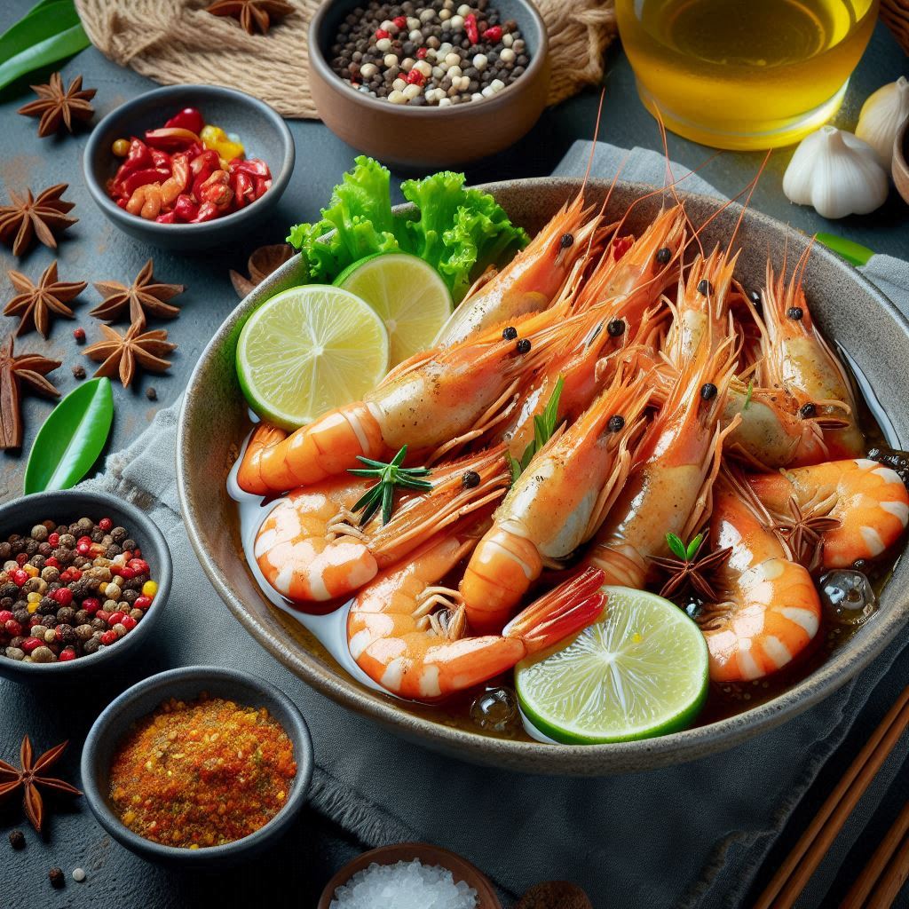 Tôm hấp tỏi