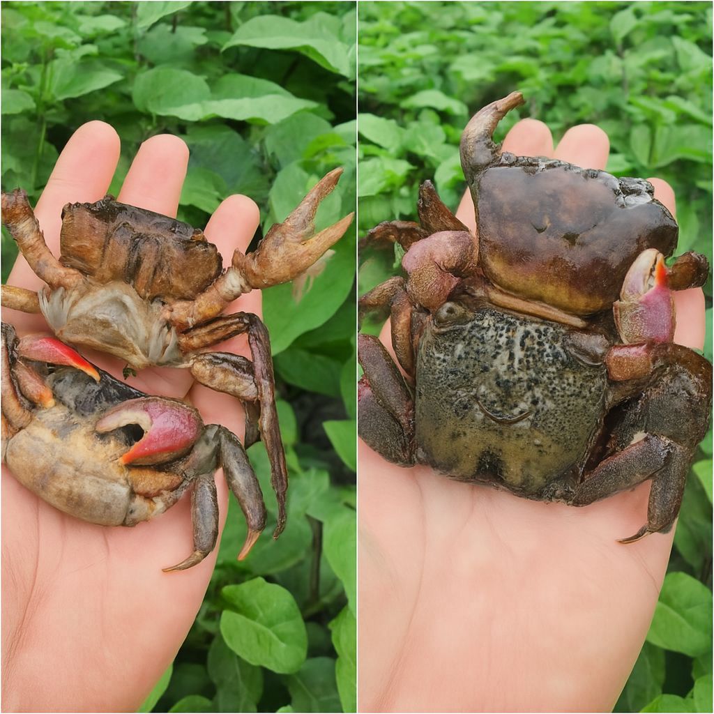 Ba khía có khác gì với cua không?