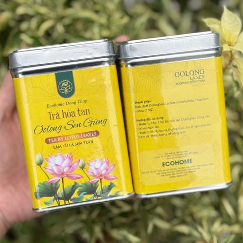 Trà hòa tan oolong sen gừng có ngon không?