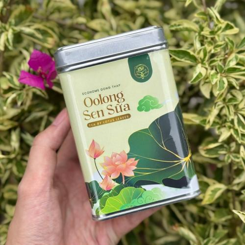 Trà oolong sen sữa