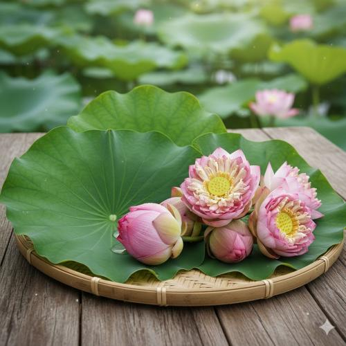 Nguyên liệu từ sen Đồng Tháp