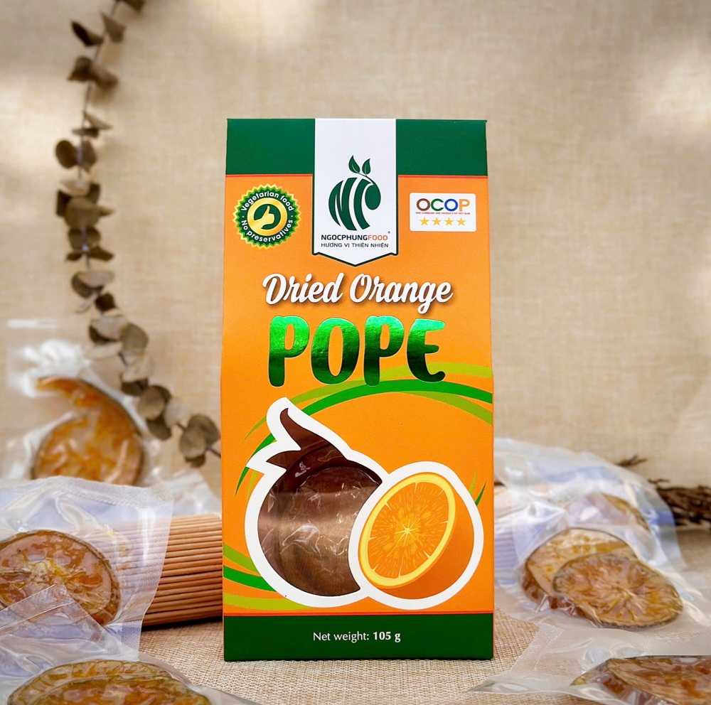 Được làm từ cam tươi
