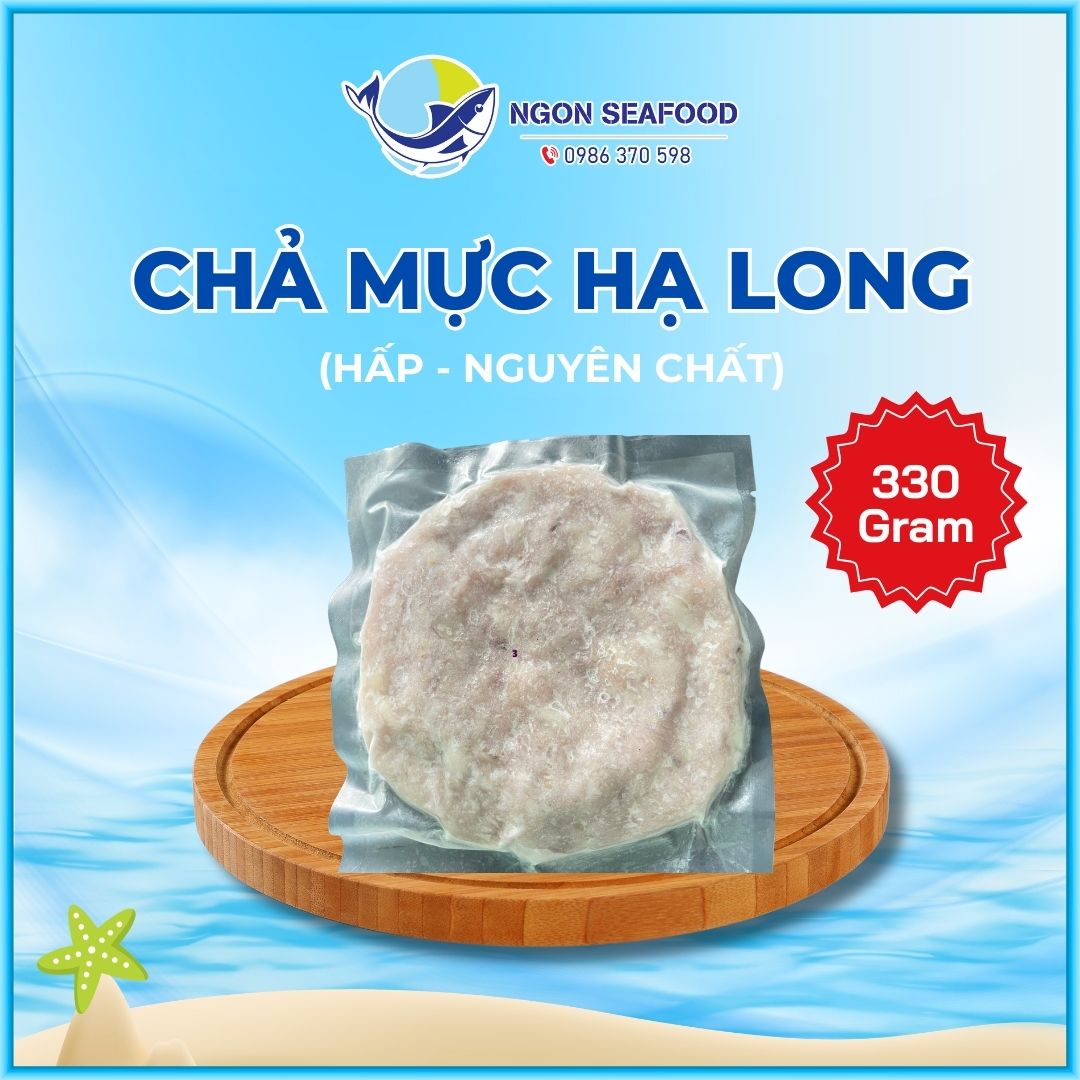 Chả mực Hạ Long nguyên chất (hấp)