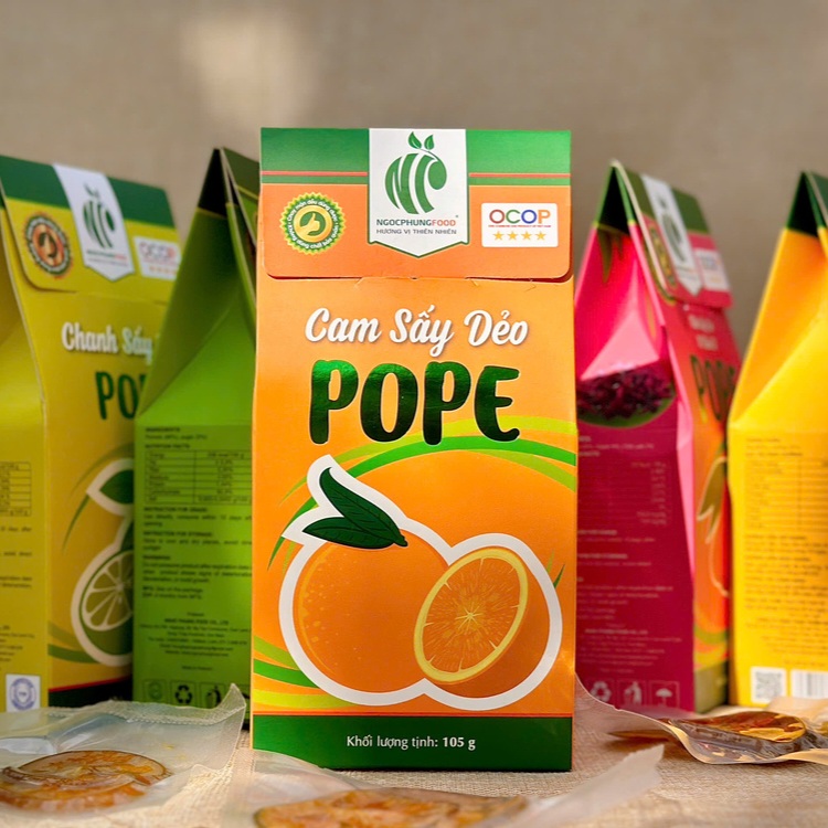 Cam sấy dẻo POPE có chất bảo quản không?