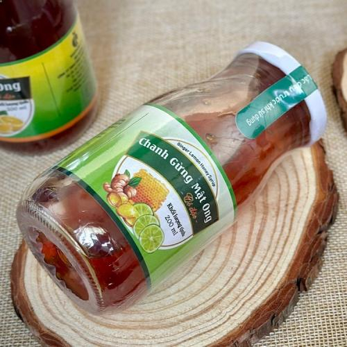 Cách pha chanh gừng mật ong cô đặc Ngọc Phụng