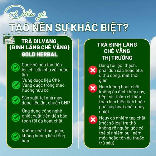 Chọn DILVANG nếu