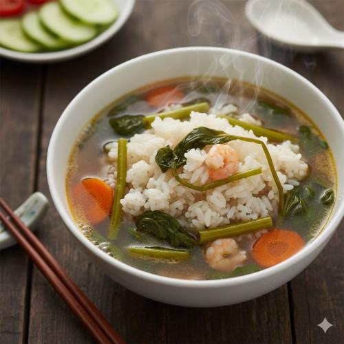 Tại Sao Không Nên Ăn Cơm Chan Canh?