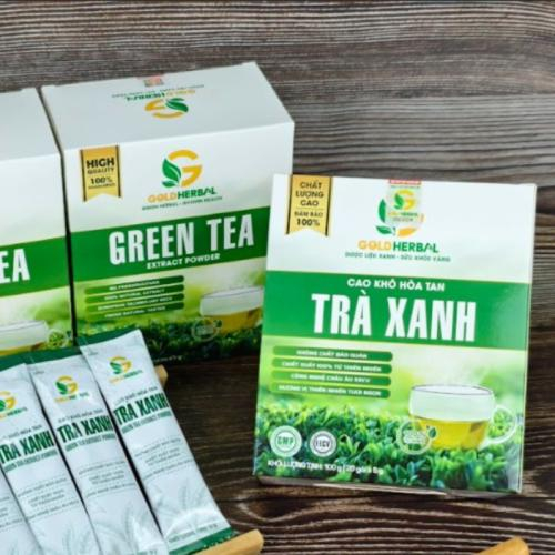 Thế nào là cao khô hòa tan trà xanh?