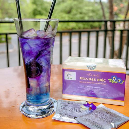 Trà hoa đậu biếc + mật ong