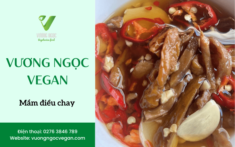 Mắm điều chay - Nước chấm giàu vitamin C