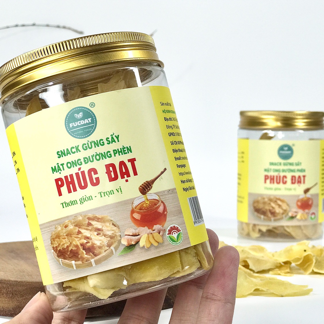 Snack gừng sấy mật ong đường phèn là gì?