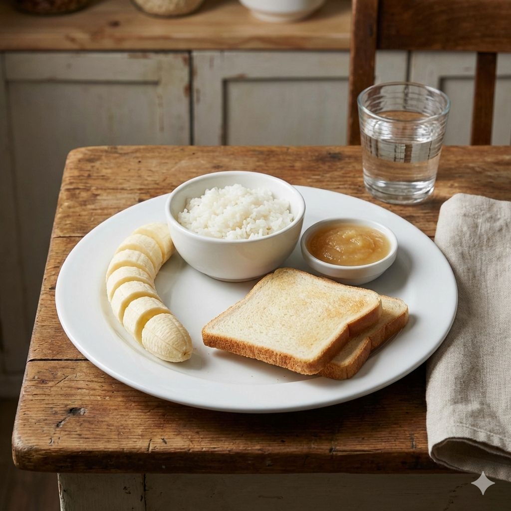 Sử dụng chế độ ăn BRAT