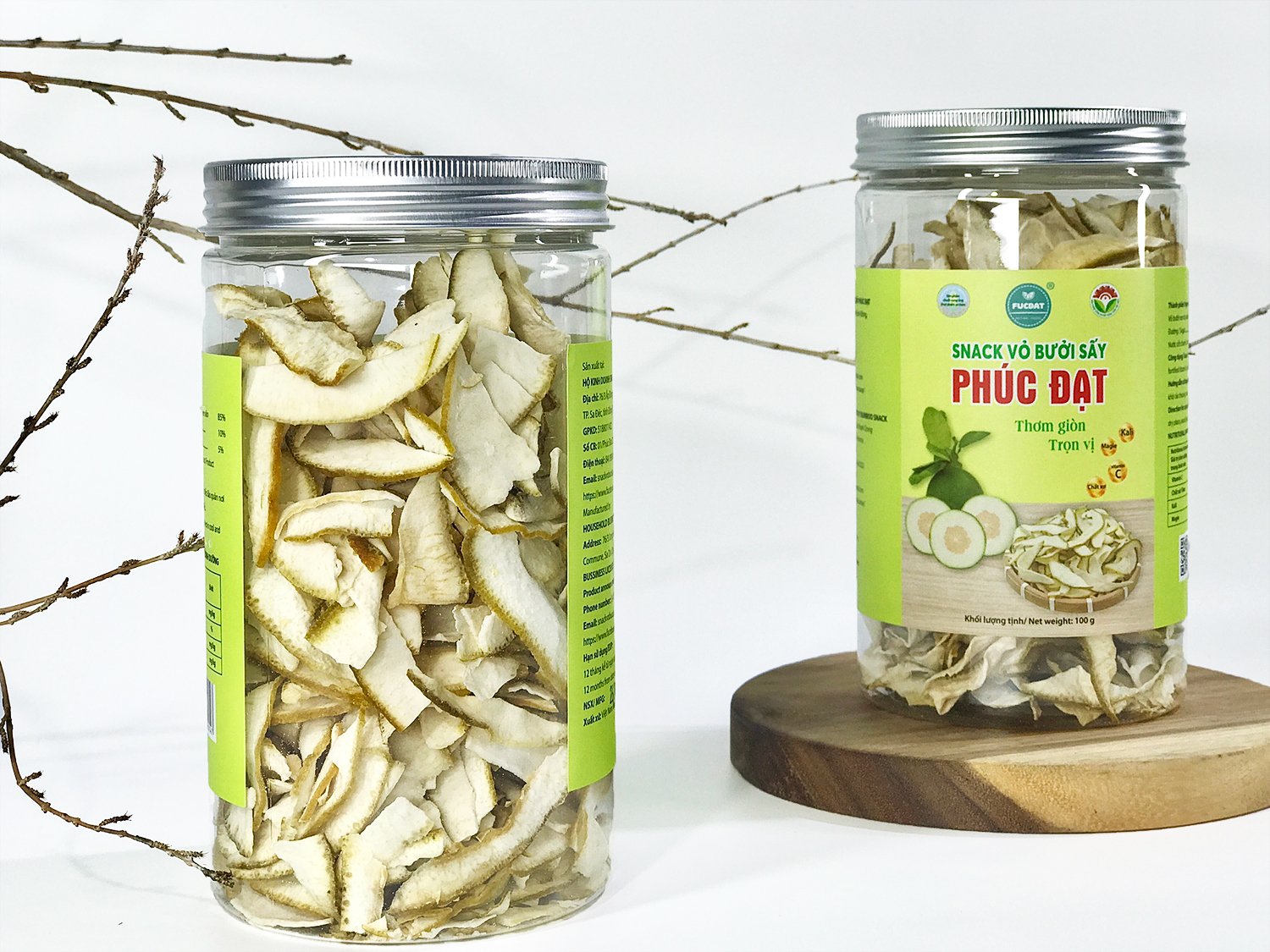 Snack vỏ bưởi – Dễ ăn, giòn