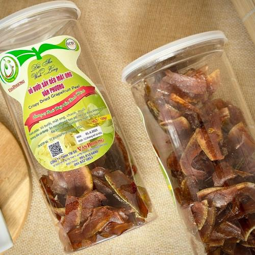 Vỏ bưởi sấy dẻo mật ong – Phù hợp với người ăn kiêng