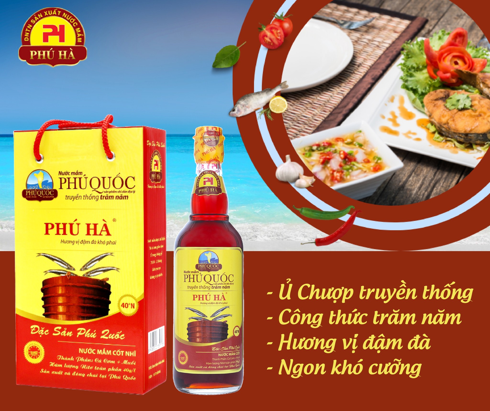 Nước mắm chỉ dẫn địa lý Phú Hà 43 độ đạm là gì?