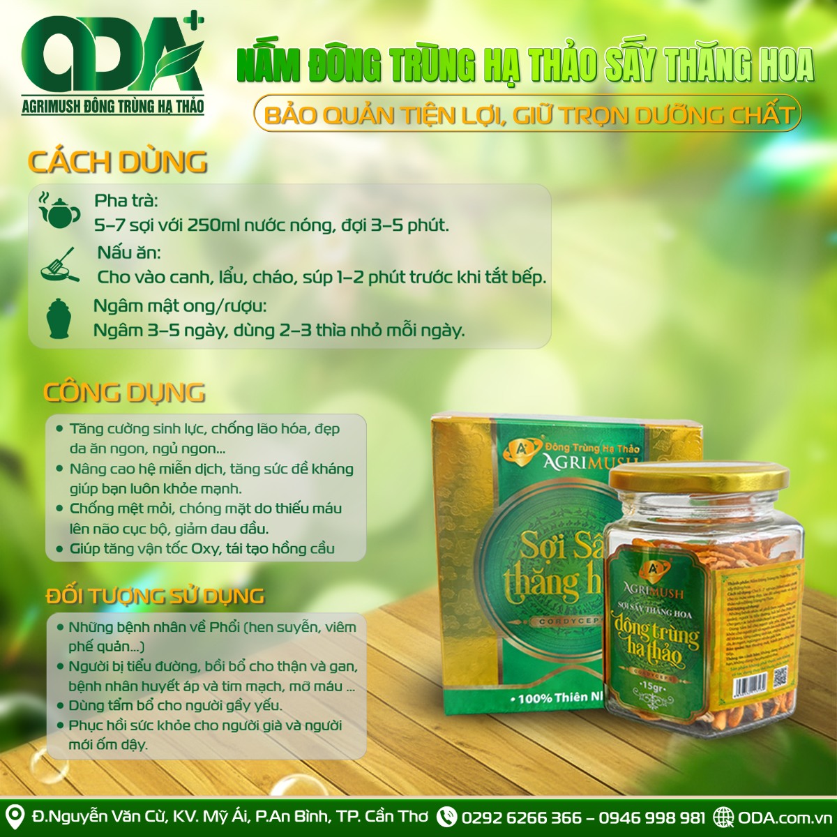 Đông trùng hạ thảo sấy thăng hoa có lợi ích gì?