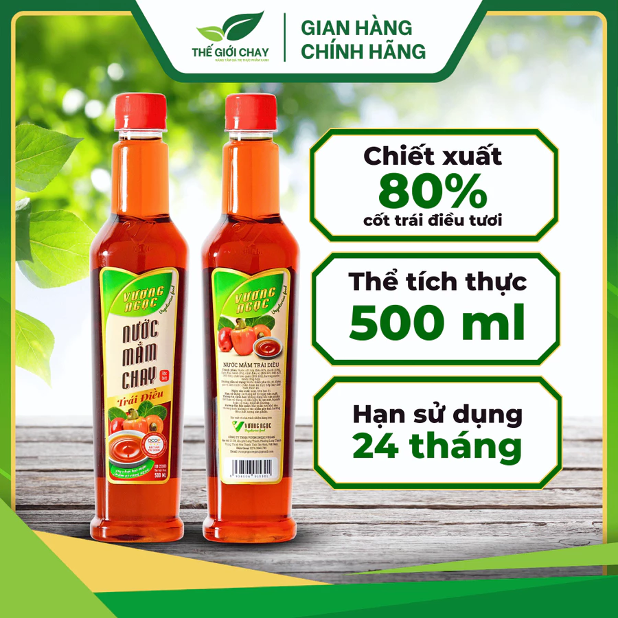 4. Nước mắm chay trái điều ăn sống được không?