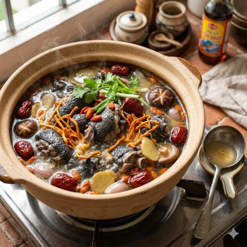 Bước 3: Hầm gà