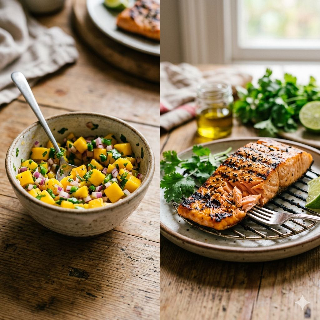 Cá Hồi Sốt Xoài Có Tốt Không? Công Thức Healthy Dễ Làm Tại Nhà