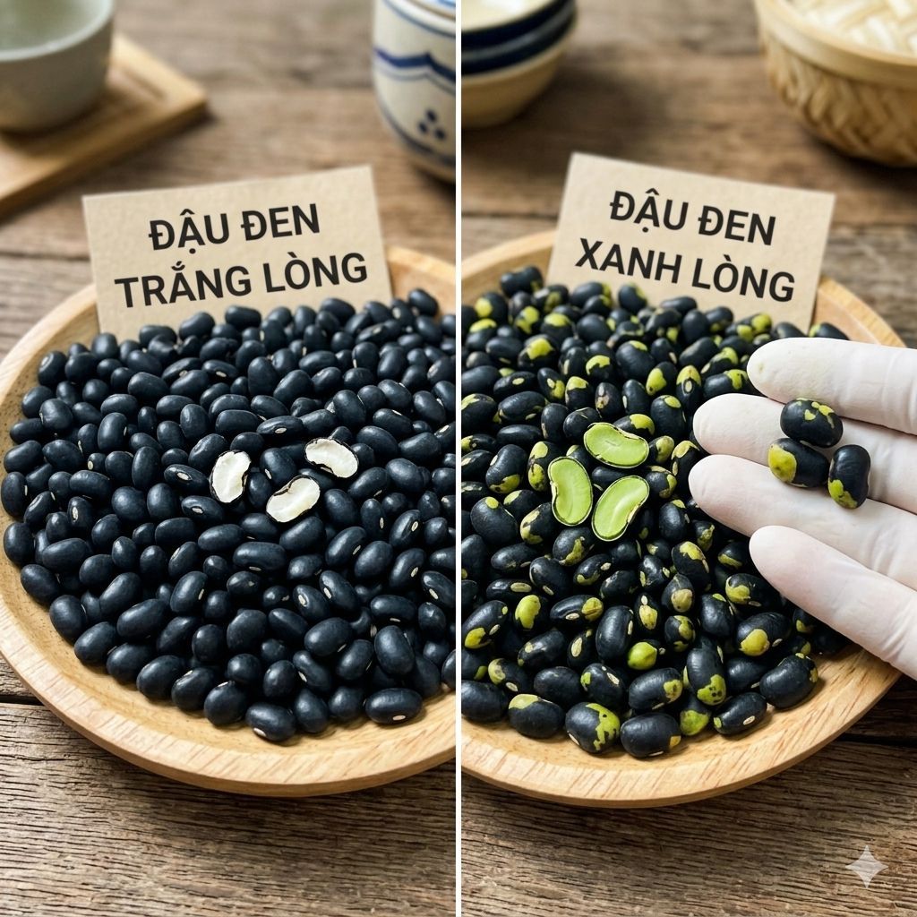 Đậu đen xanh lòng là gì?