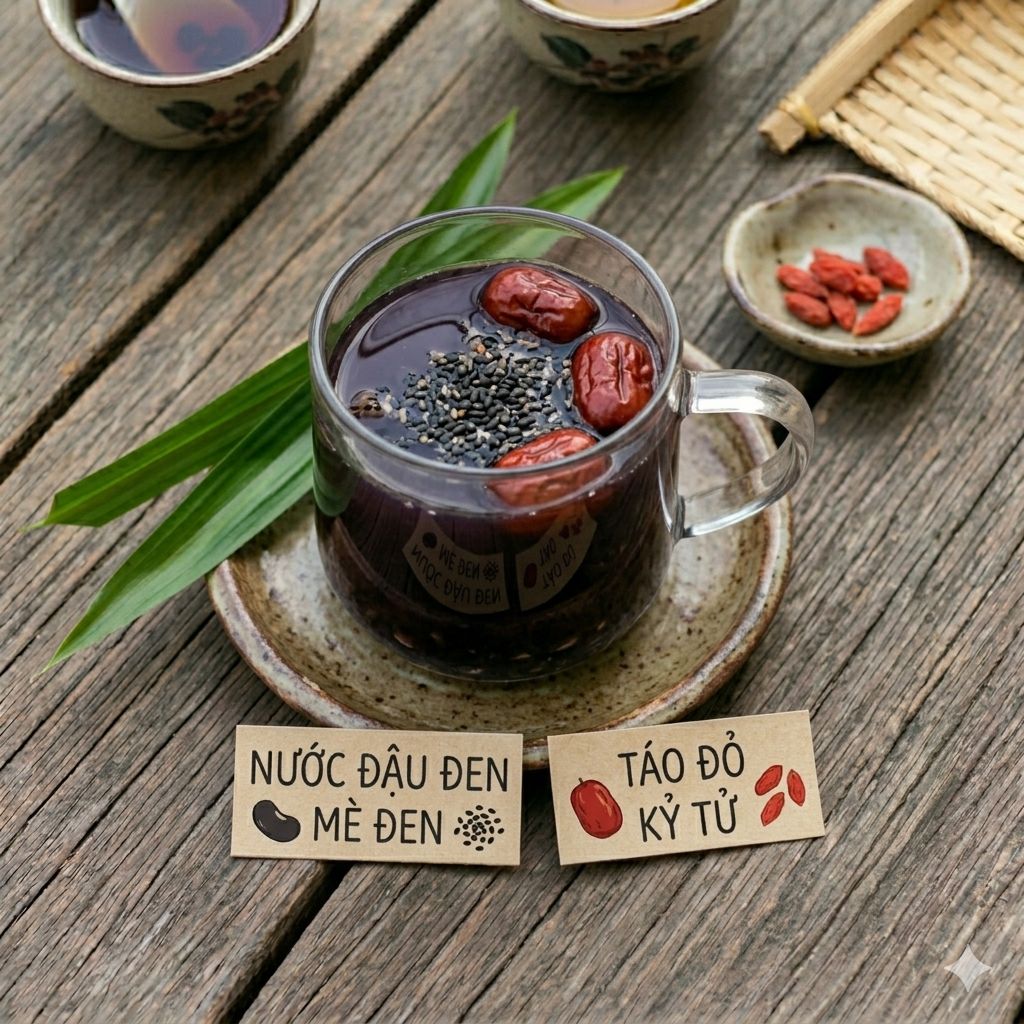 5. Kết hợp với mè đen, gạo lứt