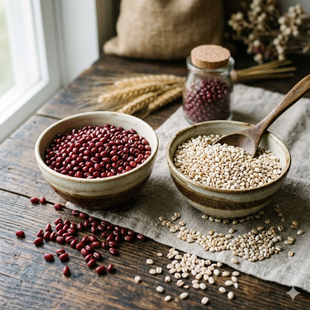 3. Đậu đỏ với lúa mạch