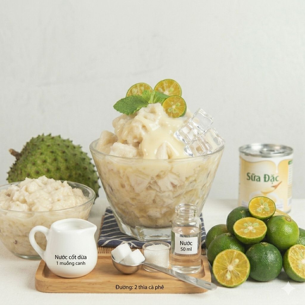 1. Nguyên liệu mãng cầu dầm