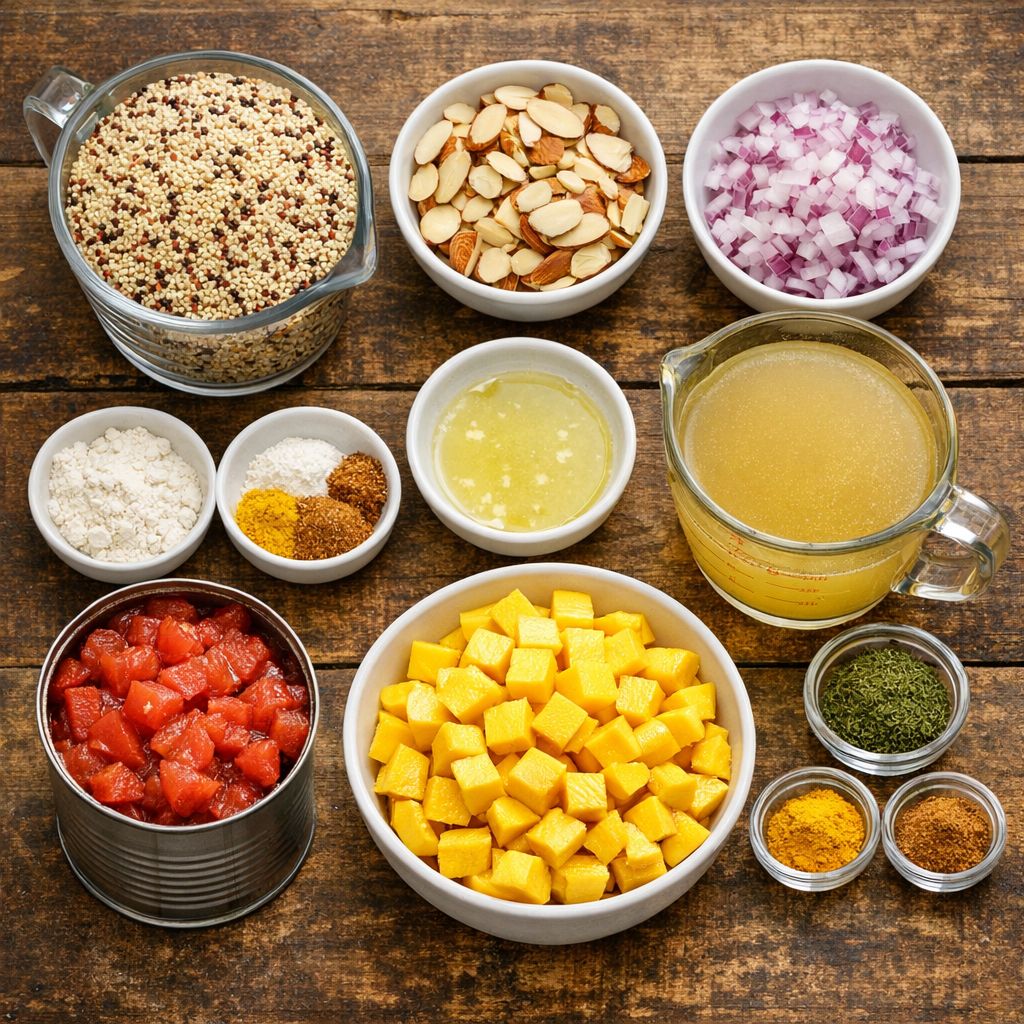 Công Thức Quinoa Với Cà Chua, Xoài Và Hạnh Nhân Giảm Cân