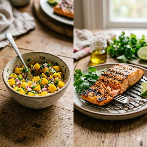 Cá Hồi Sốt Xoài Có Tốt Không? Công Thức Healthy Dễ Làm Tại Nhà