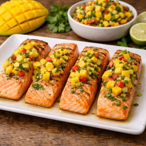 1. Cá hồi sốt xoài có giúp giảm cân không?