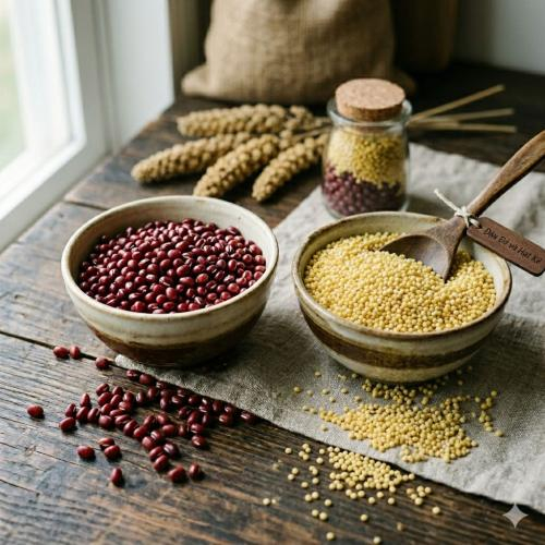 1. Đậu đỏ kết hợp với kê có tốt cho da không?