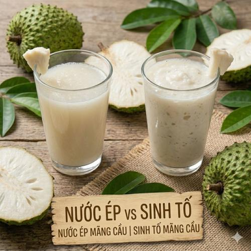 Nước ép mãng cầu bao nhiêu calo?