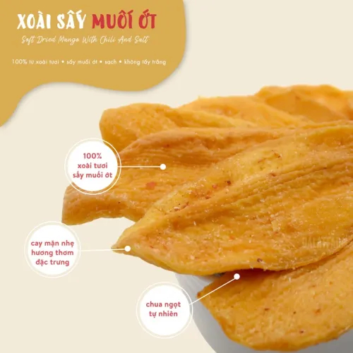 1. Xoài sấy muối ớt