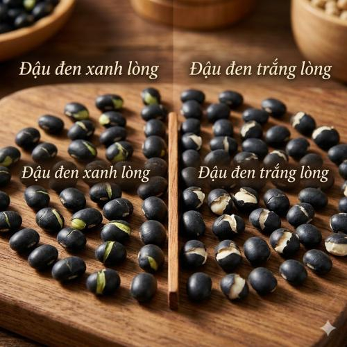 3. Đậu đen xanh lòng và trắng lòng loại nào tốt hơn?