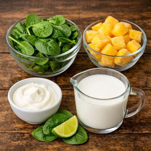 Sinh tố xoài rau bina là gì?