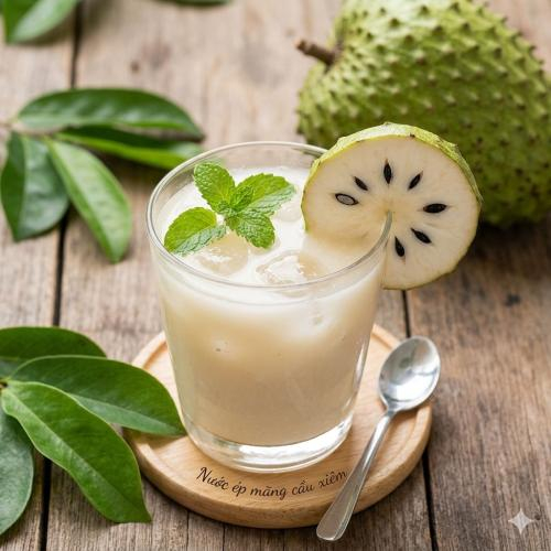 Nước ép mãng cầu xiêm là gì?