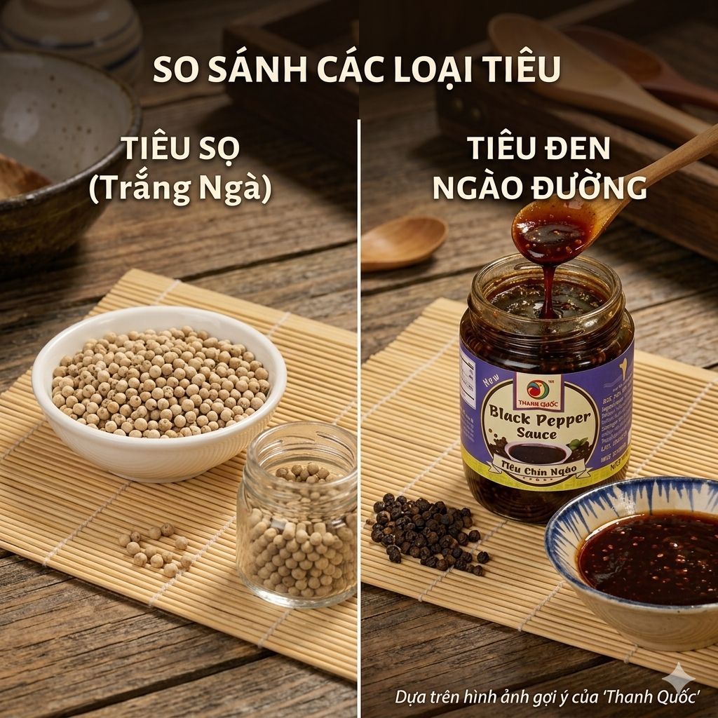 Tiêu sọ và tiêu ngào loại nào tốt hơn?