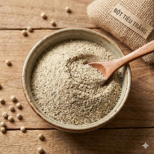 Bột tiêu trắng là gì?