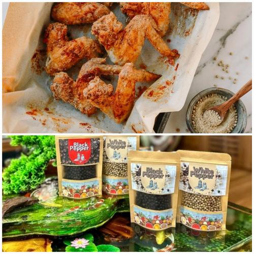 Cánh gà nướng tiêu trắng bao nhiêu calo?