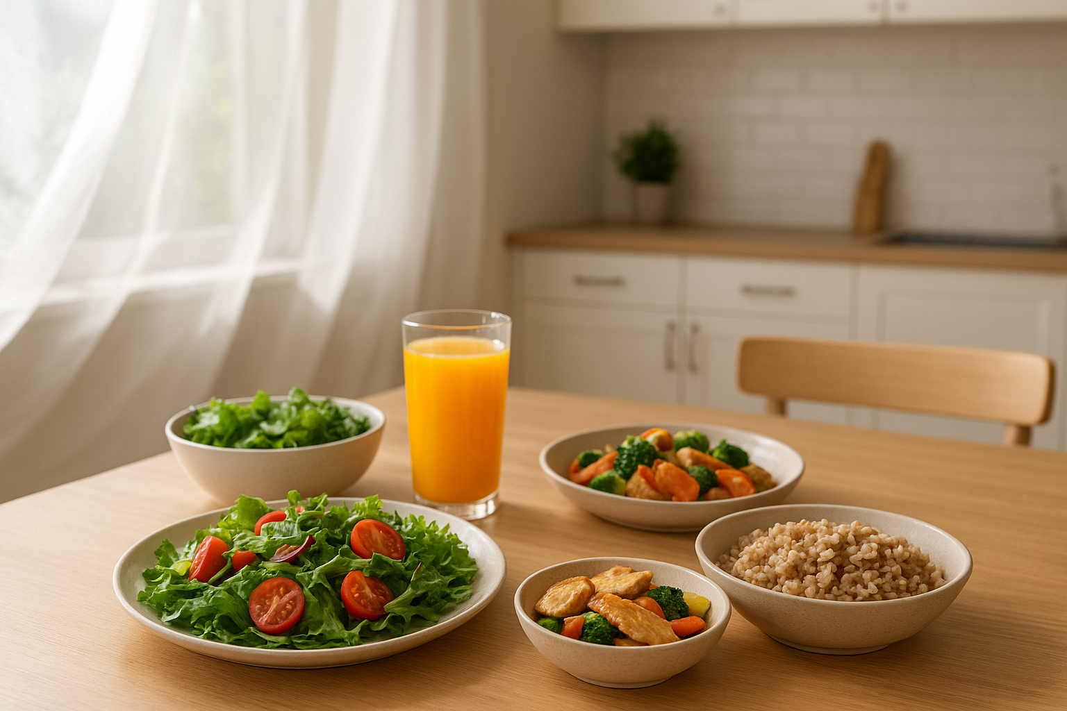 Kết hợp chế độ ăn uống lành mạnh