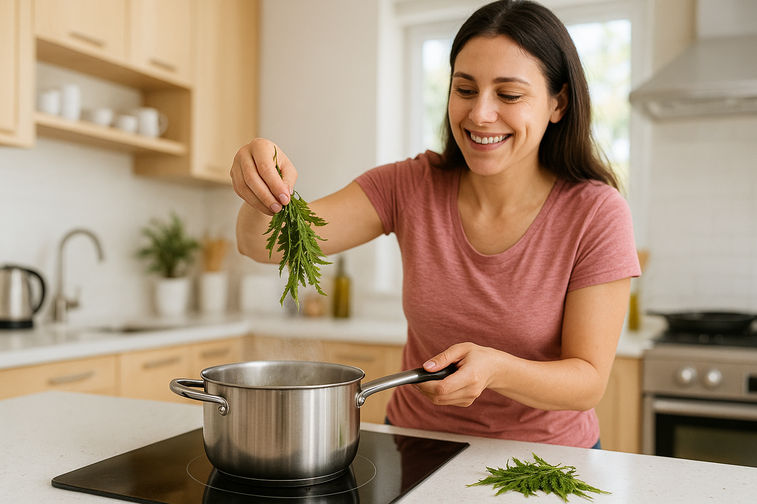 “Bí Kíp” nấu nước lá đinh lăng chuẩn cho bé