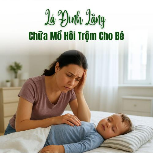 Chữa Mồ Hôi Trộm Cho Bé Bằng Lá Đinh Lăng