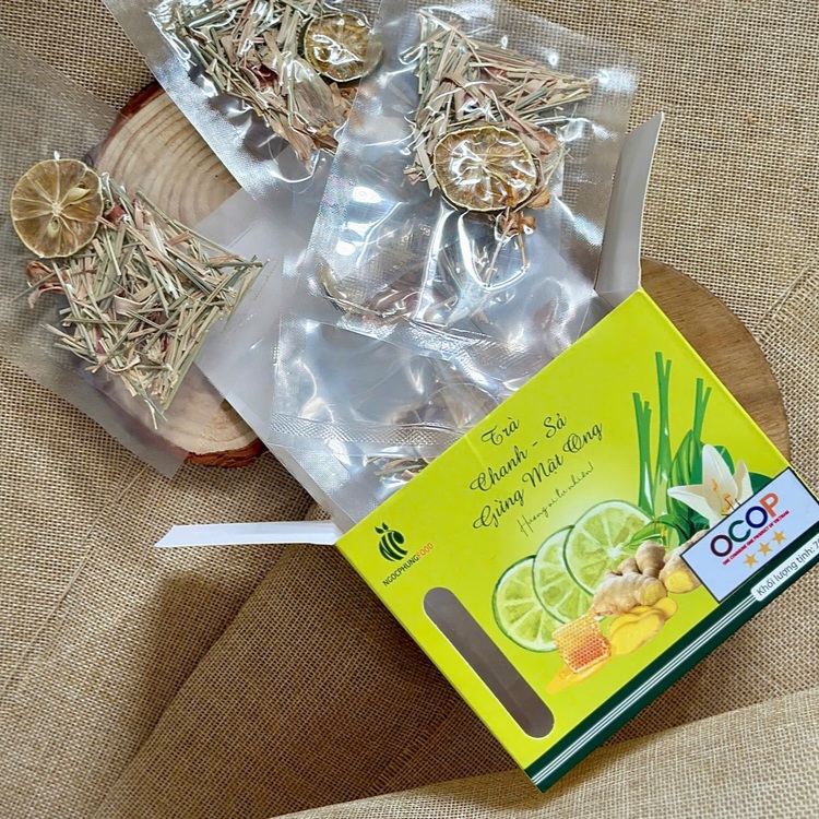 Trà chanh sả gừng mật ong