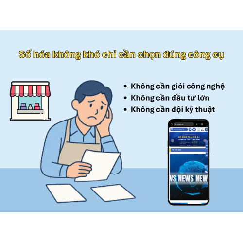 1. Không cần biết lập trình , vẫn có "cửa hàng số" chuyên nghiệp