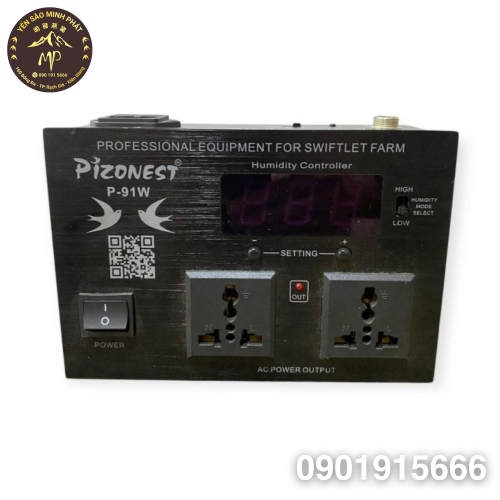 Cảm Biến Độ Ẩm P-91W PIZONEST Dây Dò 20 m
