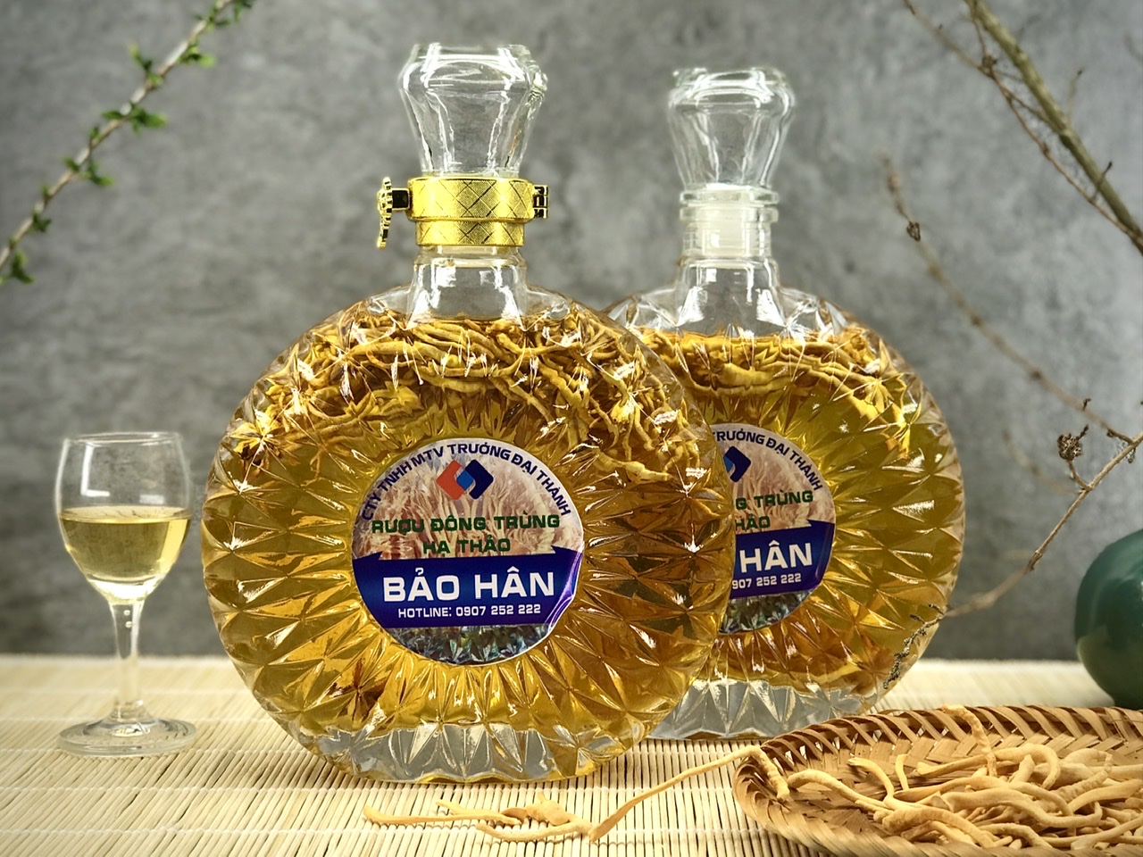 Rượu Đông Trùng Hạ Thảo XO 500ml