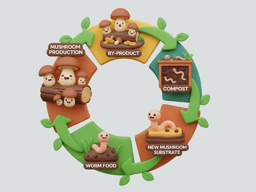 5. Khép kín vòng tuần hoàn: