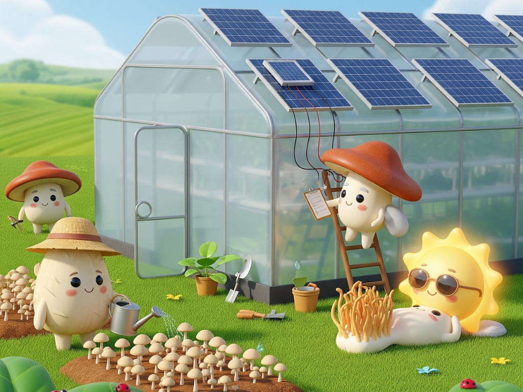 Trang Trại Hữu Cơ Kết Hợp Năng Lượng Mặt Trời